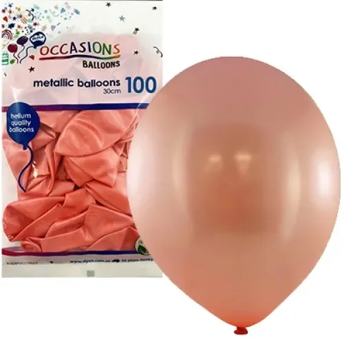 Metallic Rose Gold balloon